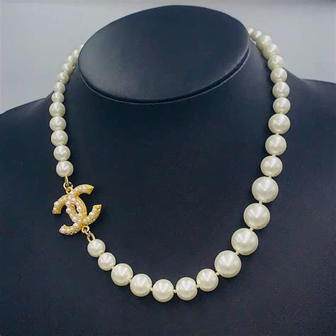 stella chanel pearl necklace|Chanel necklace sale.